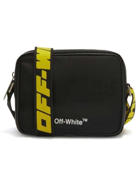 Off-White Off-White Logo-Print Shoulder Bag Black/Yellow