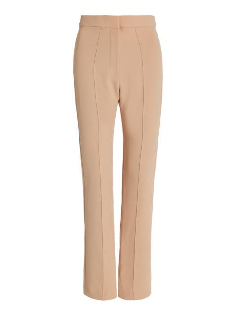 ALEX PERRY Dallin Stretch-Crepe Cropped Pants neutral