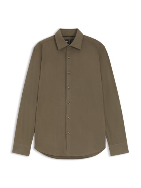 REGULAR-FIT SHIRT IN BABY CORDUROY