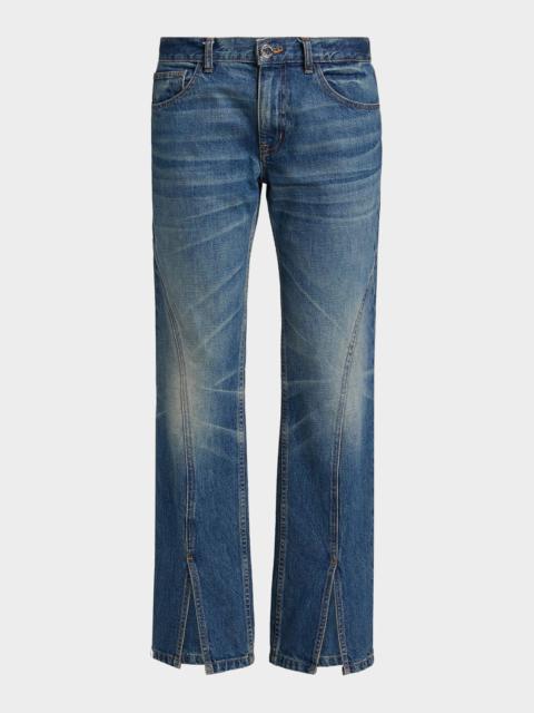 BRANDON MAXWELL The Campbell Spiral Seam Jeans