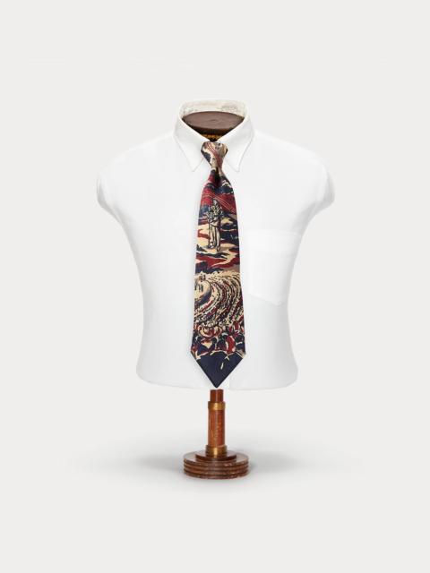 RRL by Ralph Lauren Handmade Music-Print Silk Tie