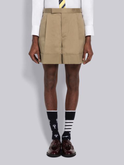 Thom Browne Cotton Twill Single Pleat Short