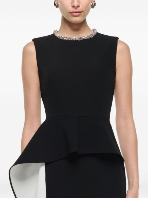 ROLAND MOURET peplum dress