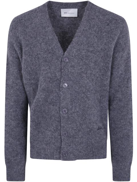 AMI Paris Cardigan V-Neck "Ami"