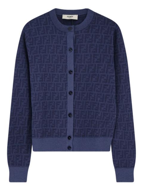 FENDI FF-pattern buttoned cardigan