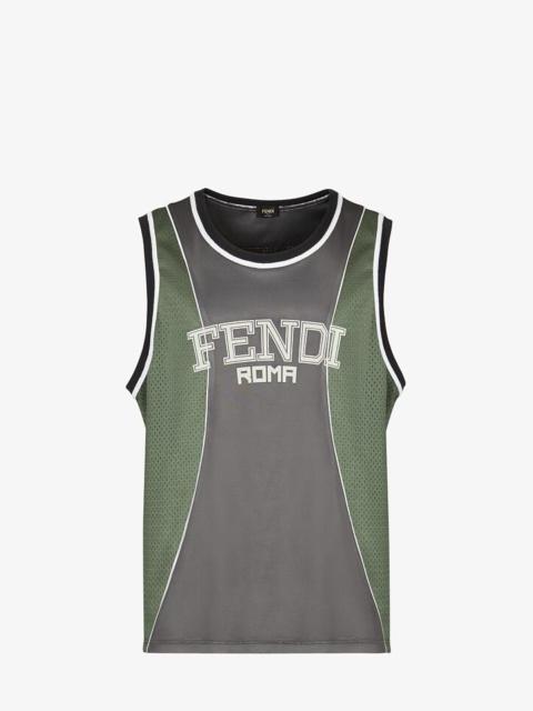 FENDI Green tech mesh knit