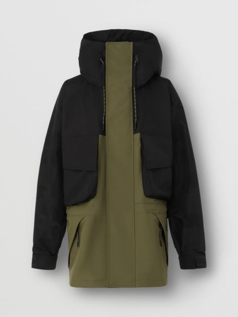 Burberry Perforated Logo Two-tone Parka