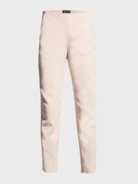 GIORGIO ARMANI Cady Slim-Leg Ankle Trousers