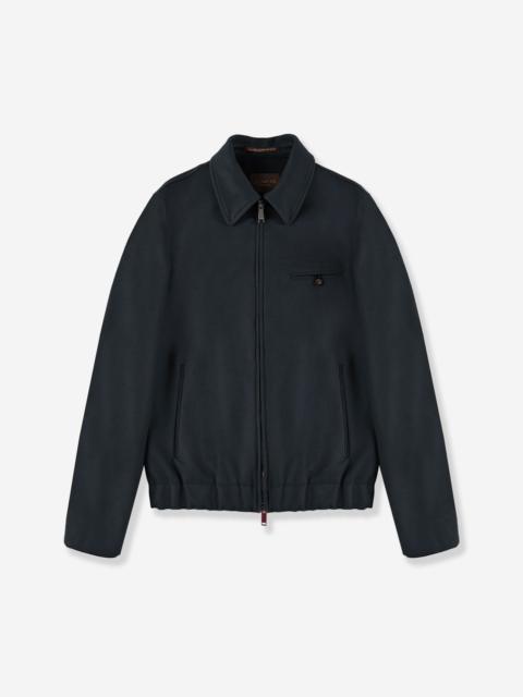 SLOWEAR Wool and cashmere Primo bomber jacket