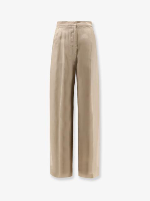 Max Mara Mxeolivi Silk Trousers
