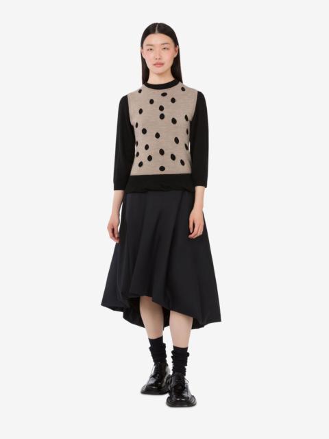 Moschino WOOL AND CASHMERE BLEND PULLOVER