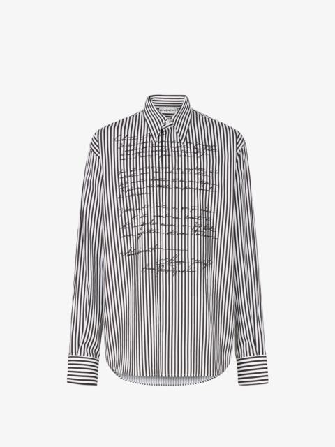 Givenchy Shirt with embroidered letters