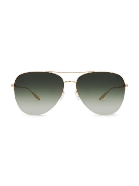 BARTON PERREIRA Women's 62MM Aviator Sunglasses - Grey Gold