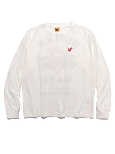 Human Made L/S T-SHIRT #3 WHITE