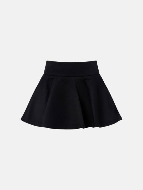 WARDROBE.NYC Circle wool miniskirt