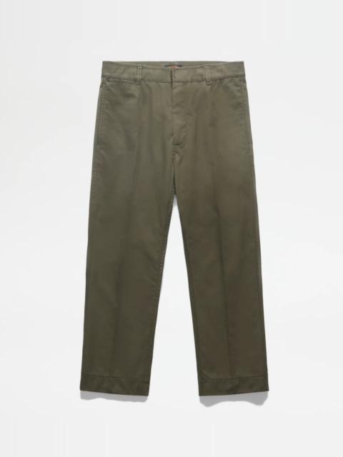Tod's CHINO TROUSERS - GREEN