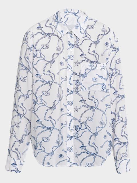 Rails Josephine Nautical Button-Front Shirt