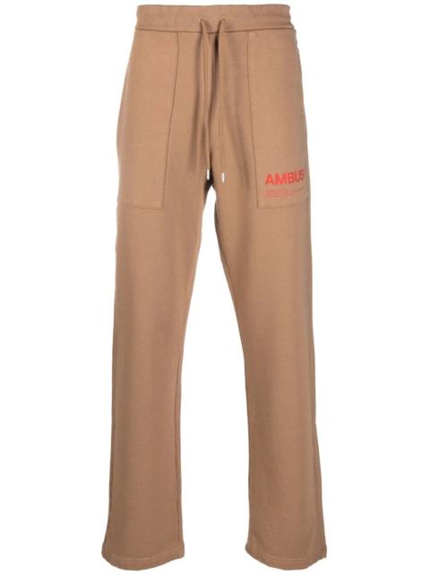 logo-print track pants