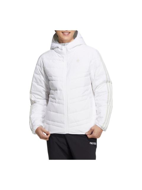 adidas adidas NEO Winter Fleece Hooded Down Jackets 'White' HN4792