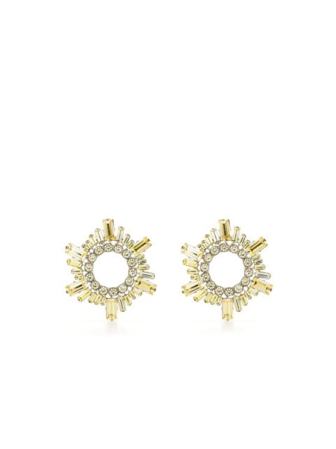 crystal-embellished drop earrings