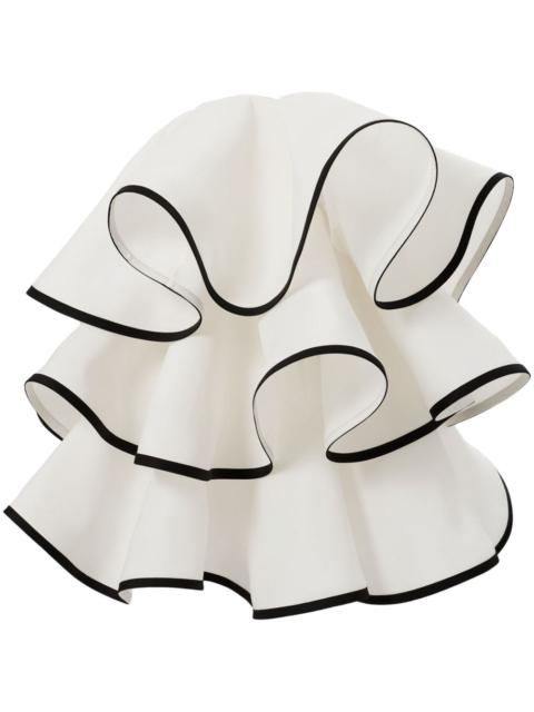 CAROLINA HERRERA ruffled mini dress
