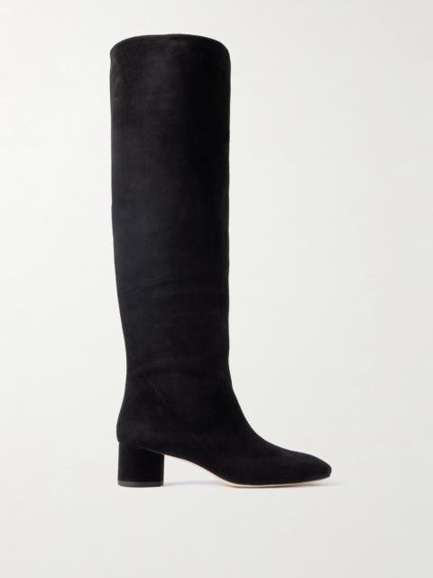 Aeyde Willa Suede Over-the-knee Boots