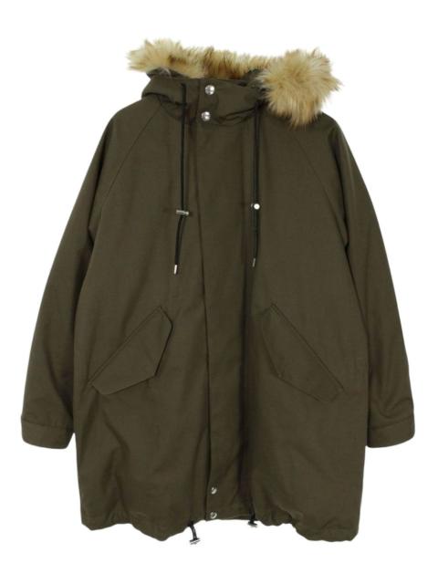 Mackintosh faux-fur-trimmed hooded parka