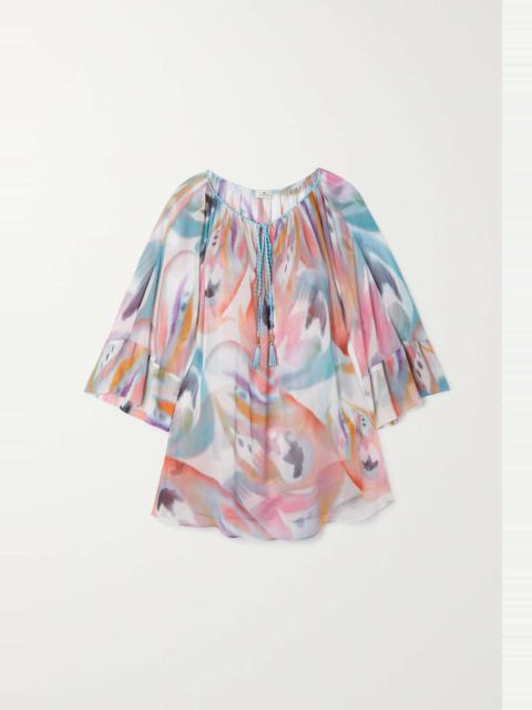 Etro Printed voile coverup