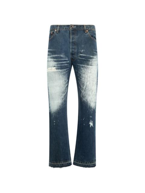 *Better With Age Sherry bleached-effect jeans