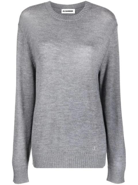 fine-knit wool jumper