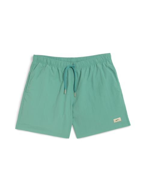 Bather Solid Teal Swim Trunk