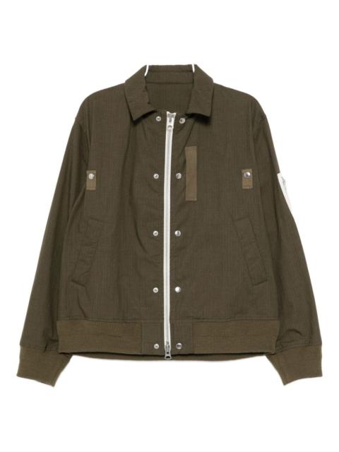 sacai collared jacket