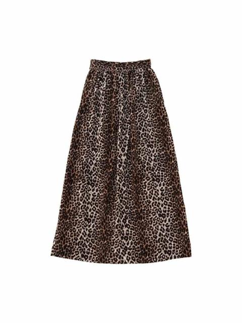 visvim MAXI SKIRT LEOPARD BEIGE