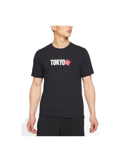 Air Jordan Brand Tokyo City T-shirt 'Black' DD8043-010