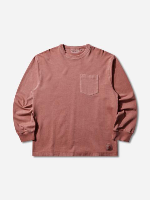Carhartt Men's Torion Pocket Longsleeve T-Shirt Marsala (Grind Washed)