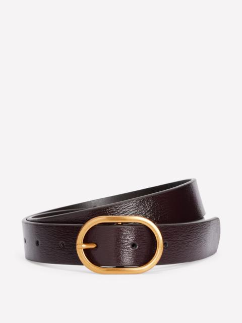 BODEN Classic Leather Belt-Oxblood