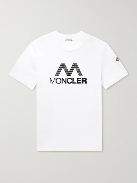 Moncler Logo-Print Cotton-Jersey T-Shirt