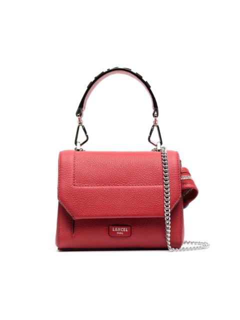 LANCEL leather flap bag