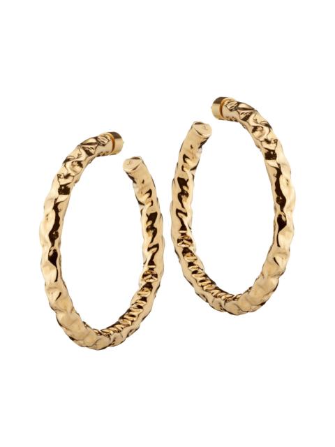 JENNIFER FISHER Women's Maeve 10K-Gold-Plated Petite Hoop Earrings - Yellow Gold