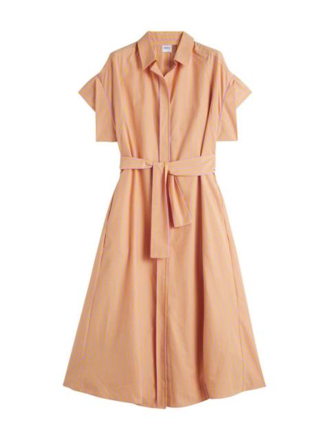 Aspesi pinstripe-print cotton shirtdress