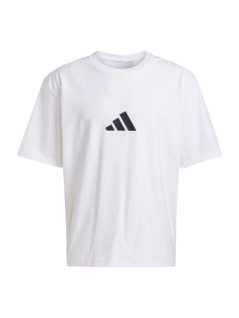 adidas adidas Z.N.E. Loose-Fit T-Shirt 'White Black' JC5482