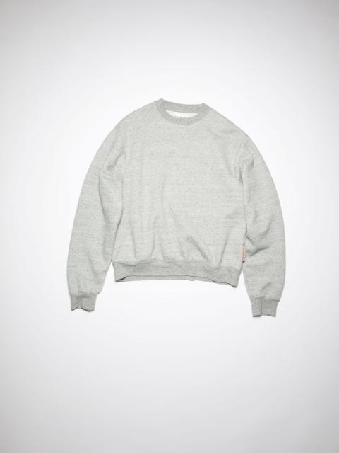 Crew neck sweatshirt - Marble grey melange