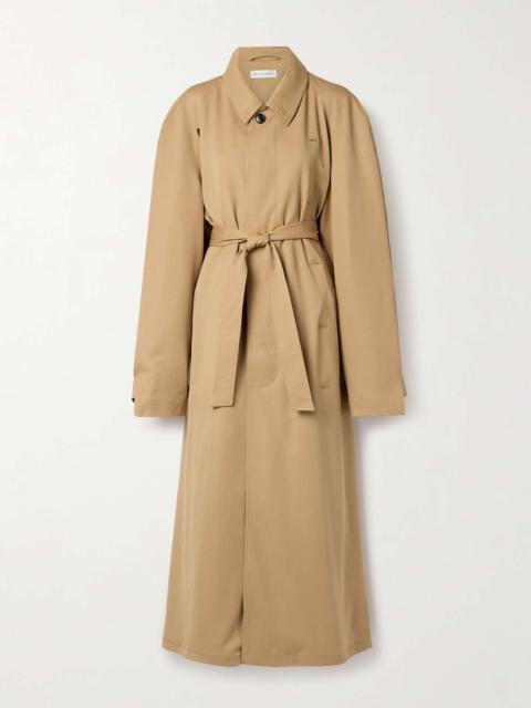 MARIE ADAM-LEENAERDT Double-breasted wool-twill trench coat