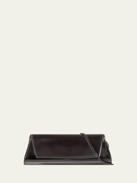 AKRIS Anouk Mirrored Leather Small Clutch Bag