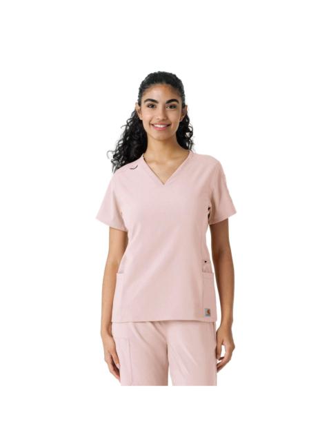 Carhartt Women's Force Cross-Flex Knit Panel Scrub Top