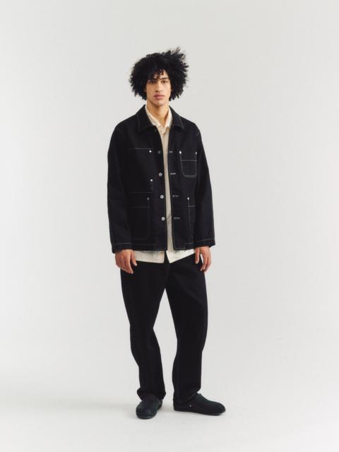 CASEY/CASEY LEO DENIM PANT - DENIM M - BLACK