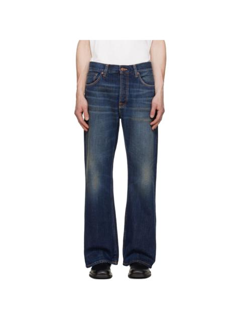 Nudie Jeans Navy Flare Glenn Jeans