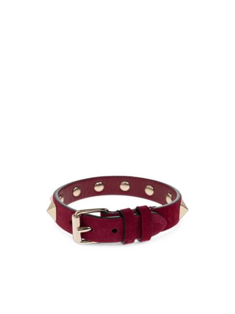 Valentino rockstud suede bracelet
