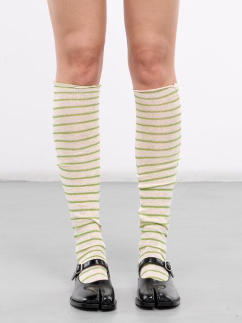 TALIA BYRE Striped Socks