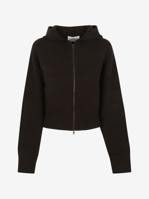 LISA YANG zip-up hooded cardigan